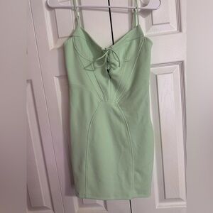 Mint Green Spaghetti Strap Dress